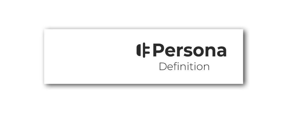 User persona definition